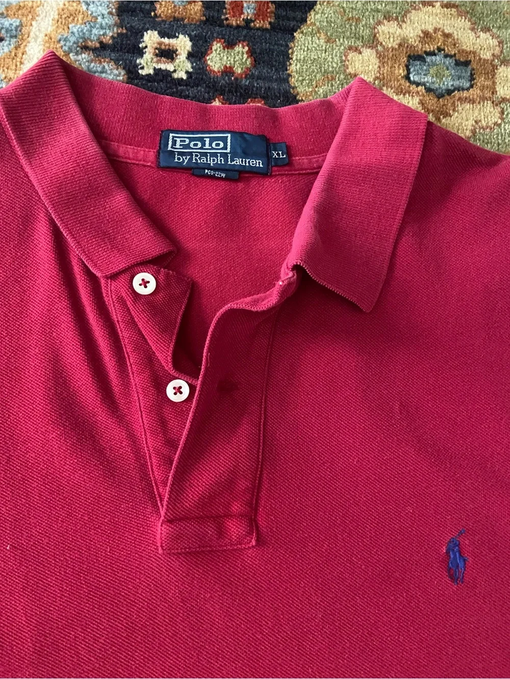 Polo by Ralph Lauren Raspberry Red Short-Sleeve Polo - Picture 3 of 3